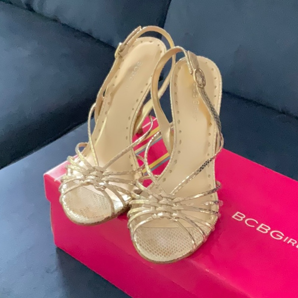 Gold sandals